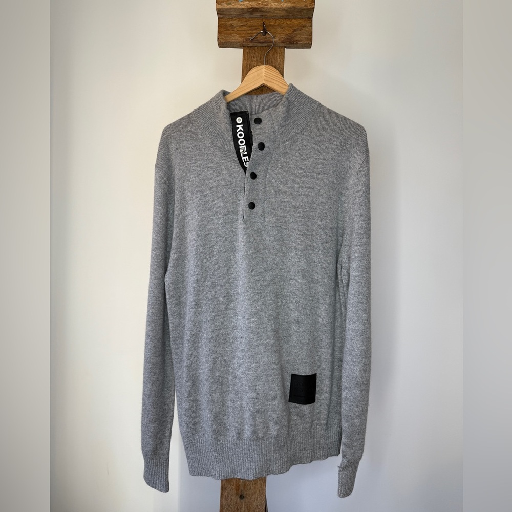 The Kooples x Sport grey sweater